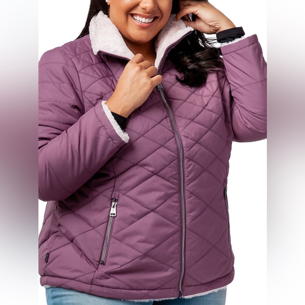 Free Country Women's Cloud Lite Reversible Faux Fur Jacket
